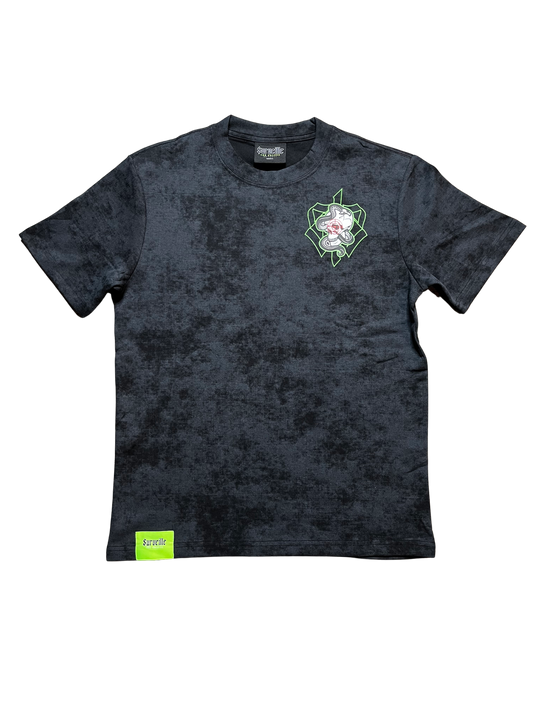 "Dead Eye" Tee (Black/Slime Green)